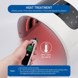 2 IN 1 Foldable 7 Color LED Photon 30-60℃ Heating Threapy Face&Body Mask ALODIA STORE