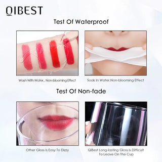 NICEFACE Lip Gloss Nude Matte Liquid Lipstick Lipgloss Waterproof Lip - Alodia Store