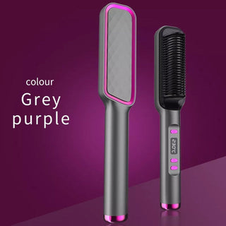 Electric Heat Comb Straightener Curler ALODIA STORE