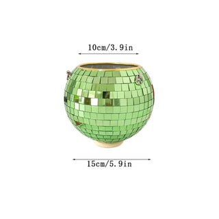 Disco Ball Flower Hanging Vase ALODIA STORE