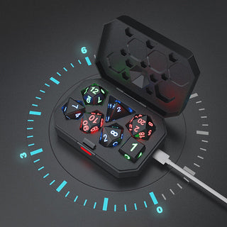 Electronic Luminous LED DND Dice Set ALODIA STORE