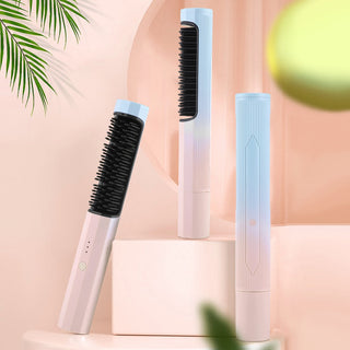 2-in-1 Wireless Curler Straightener ALODIA STORE