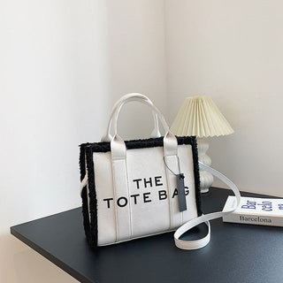 Luxury Designer The Tote Bag for Women Large Capacity Leather Handbags Female ALODIA STORE