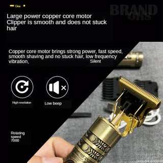 Men's Beard Hair Clipper Designer Random Electric Professional ALODIA STORE