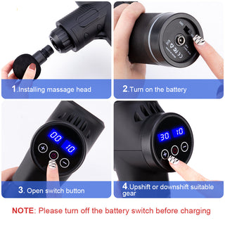 Muscle Relax High-frequency Massage Gun ALODIA STORE